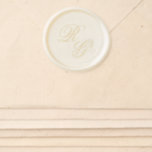 Classic Monogram Timeless Wedding Wax Seal Sticker<br><div class="desc">A classic and timeless design.</div>