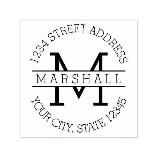 classic monogram with name