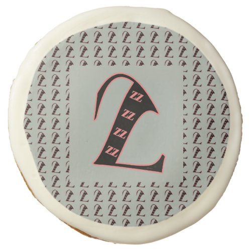 Classic Monogram Z  Sugar Cookie