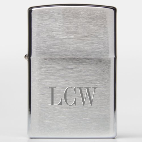 Classic Monogram Zippo Lighter