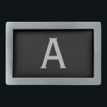 Classic Monogrammed Belt Buckle Gift<br><div class="desc">Customize this belt buckle to suit your needs.</div>