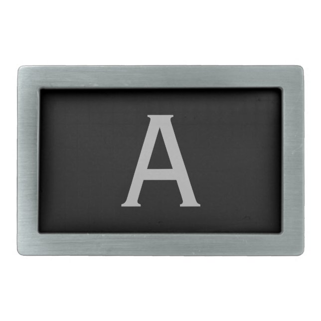 Classic Monogrammed Belt Buckle Gift (Front)