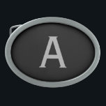 Classic Monogrammed Belt Buckle Gift<br><div class="desc">Customize this belt buckle to suit your needs.</div>