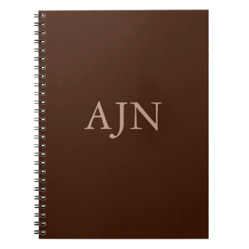 Classic Monogrammed Journal Notebook Gift