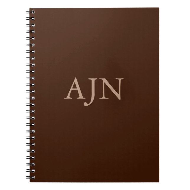 Classic Monogrammed Journal Notebook Gift (Front)