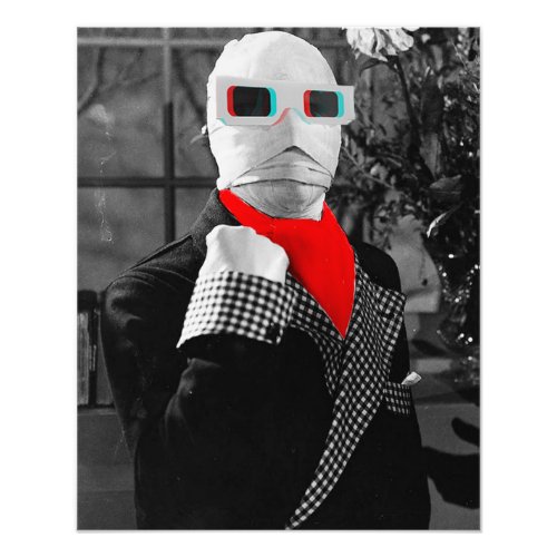 Classic Monster Graphic Artwork The Invisible Man Photo Print