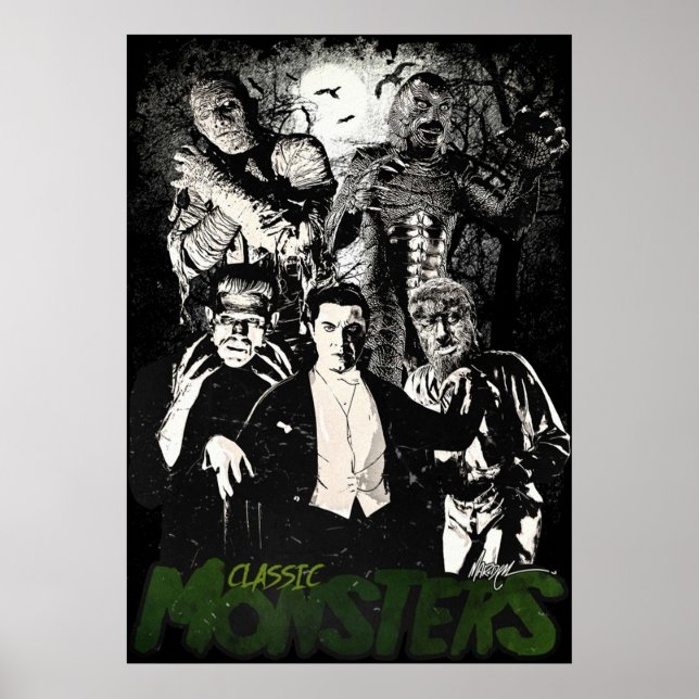 CLASSIC MONSTERS POSTER (Front)