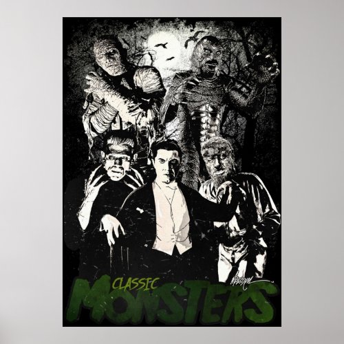 CLASSIC MONSTERS POSTER