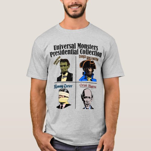 Classic Monsters Presidential Collection T_Shirt