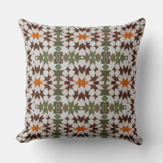 Classic Moroccan Geometric Decorative Patterns Throw Pillow
