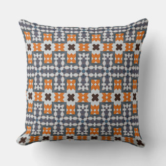 Classic Moroccan Geometric Decorative Patterns Throw Pillow