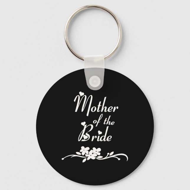 Classic Mother of the Bride Keychain (Front)