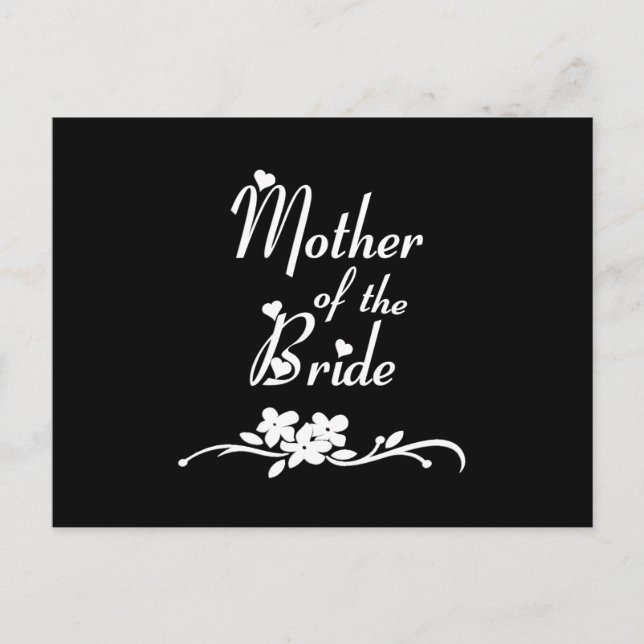Classic Mother of the Bride Postcard (Front)