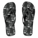 Classic Mother Of The Bride Wedding Flip Flops at Zazzle