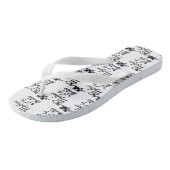 Classic Mother of the Bride Wedding Flip Flops (Angled)