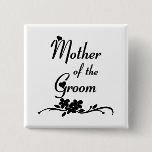 Classic Mother of the Groom Button