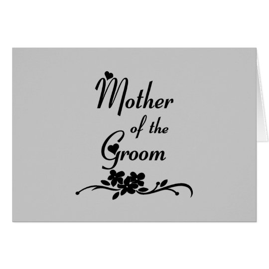 Classic Mother of the Groom Card