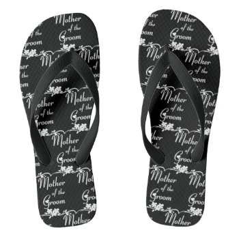 Classic Mother Of The Groom Wedding Flip Flops by weddingparty at Zazzle