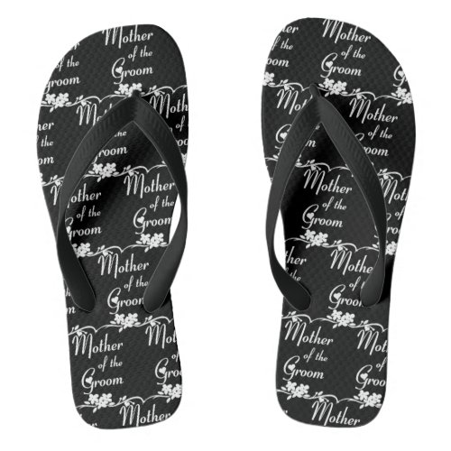 Classic Mother of the Groom Wedding Flip Flops