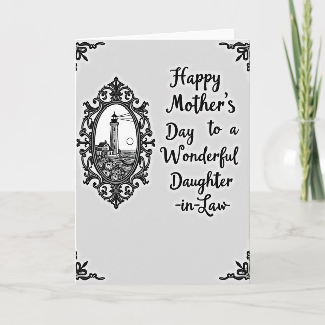 Classic Mothers Day Design Card (Front)