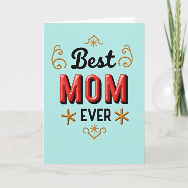 Classic Mothers Day Homage Card (Front)
