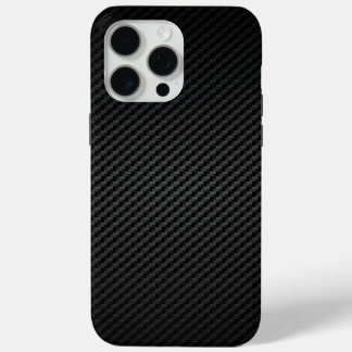 Classic Motor Racing Carbon Fibre iPhone 15 Pro Max Case