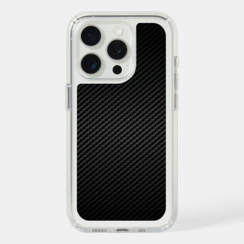 Classic Motor Racing Carbon Fibre iPhone 15 Pro Case