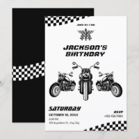 Classic motorbike mechanic birthday