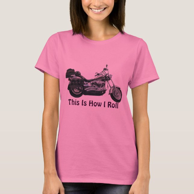 Classic Motorbike Power Machine Rider Gear T-Shirt (Front)