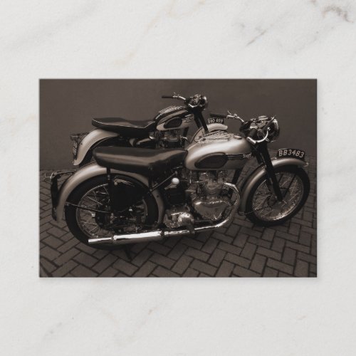 Classic Motorbikes, Mini Photo Business Card