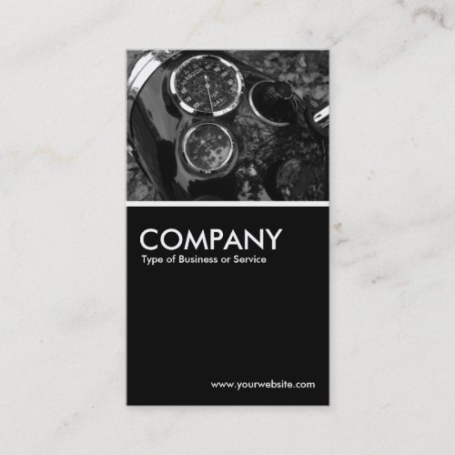 Classic Motorcycle Gauges Business Card Template