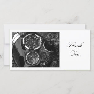 Classic Motorcycle Gauges - Thank You Card