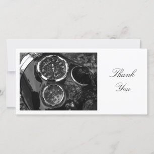 Classic Motorcycle Gauges - Thank You Card