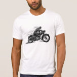 CLASSIC MOTORCYCLE-WHITE T-Shirt | Zazzle