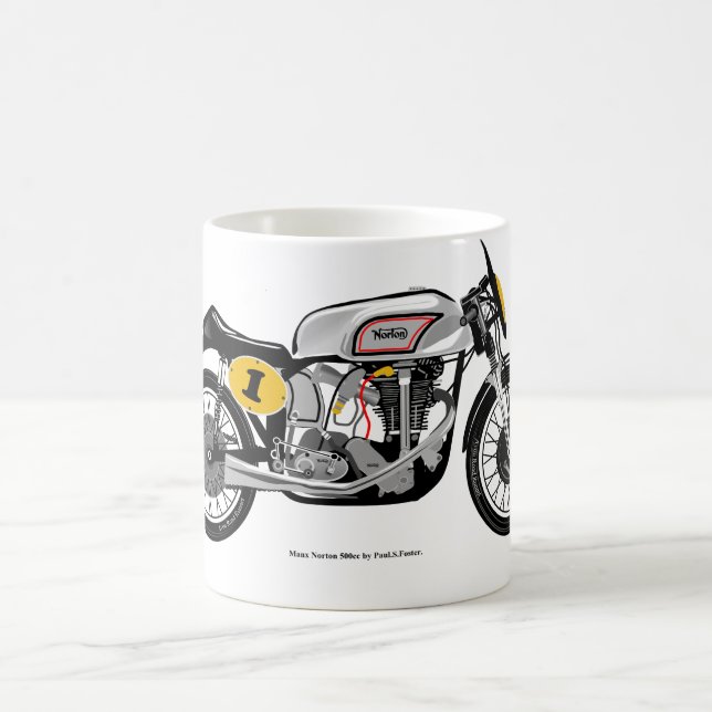 Classic motorcycle mug (Center)
