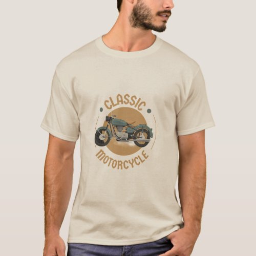 Classic motorcycle  T_Shirt