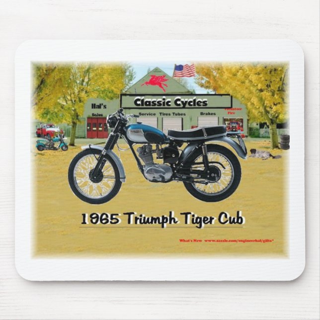 Classic Motorcycles 1969 Triumph Mousepad (Front)