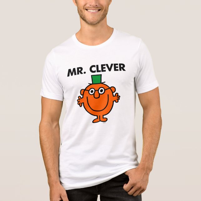 Classic Mr. Clever Logo Tri-Blend Shirt (Front)