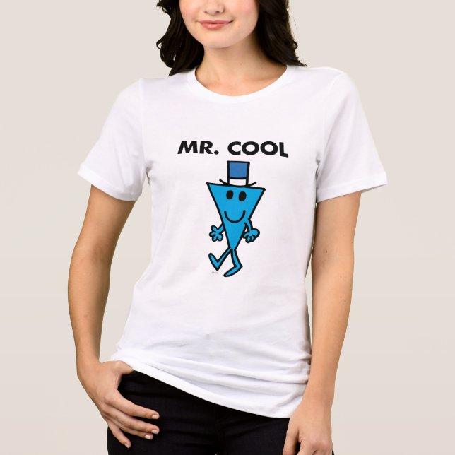 Classic Mr. Cool Pose Tri-Blend Shirt (Front)