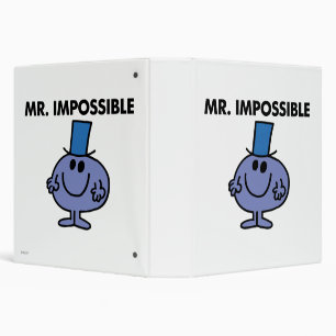Classic Mr. Impossible 3 Ring Binder