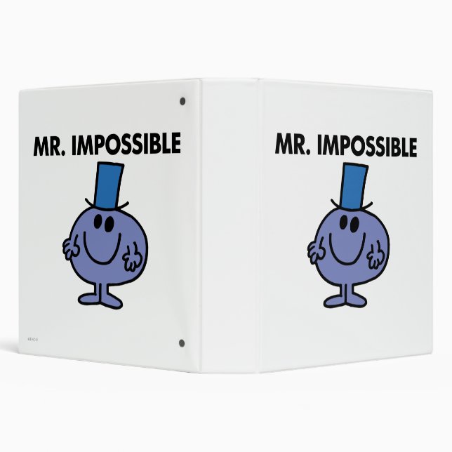 Classic Mr. Impossible 3 Ring Binder (Background)