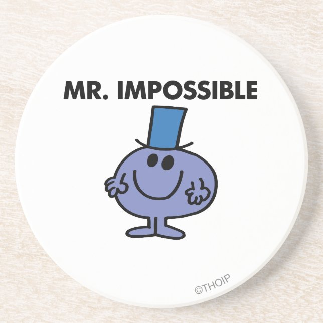 Classic Mr. Impossible Drink Coaster (Front)