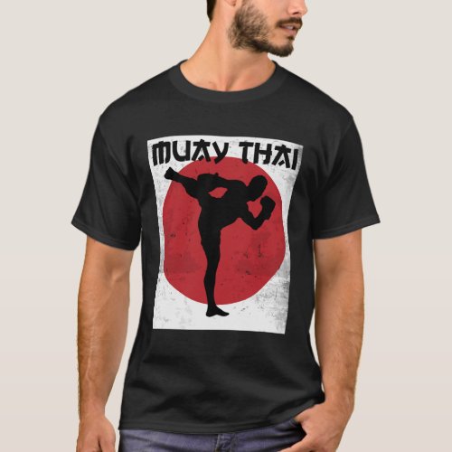 Classic Muay Thai T_Shirts For Men Women Mma Kickb