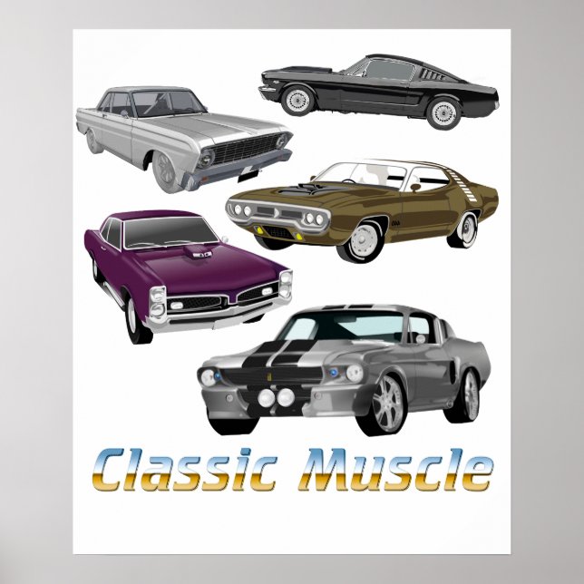 classic mucle poster (Front)