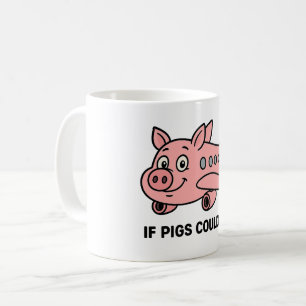 Classic Mug, 11 oz - If pigs could fly Coffee Mug