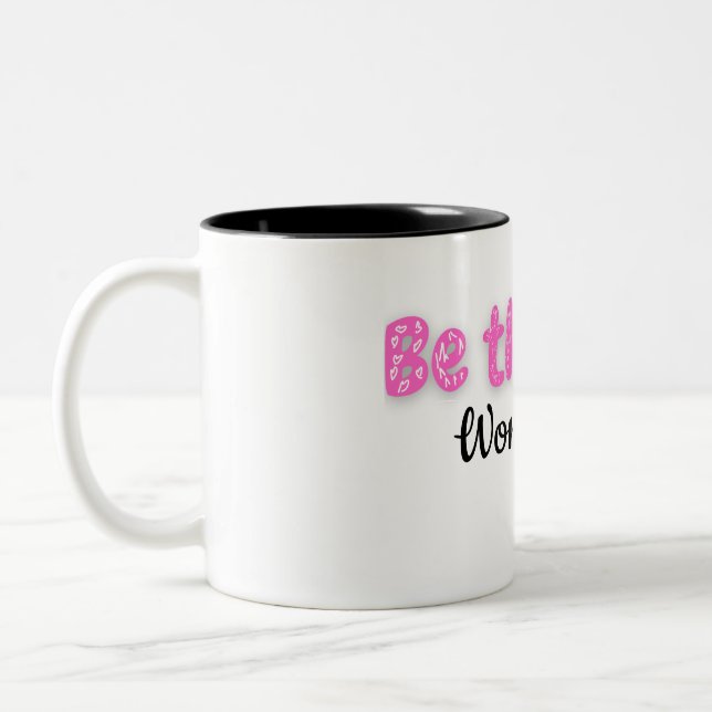 Classic Mug, 11 oz Two-Tone Coffee Mug (Left)