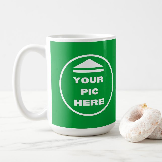 Classic Mug - Add Your Image 15 oz  (With Donut)
