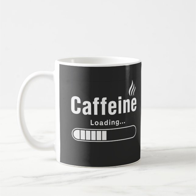 Classic Mug – “Caffeine Loading…” (Left)