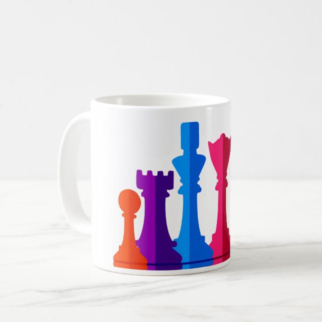 Classic Mug Chess (Front Left)