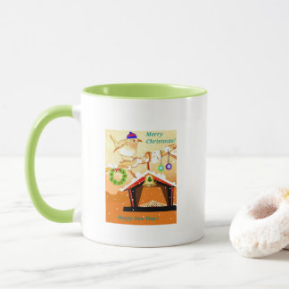 Classic Mug - christmas bird feeder
